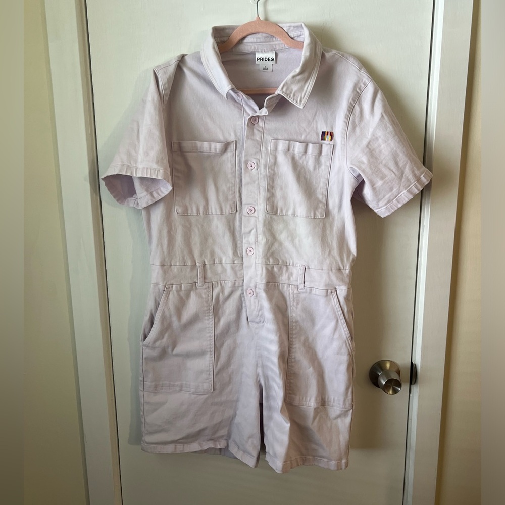 Lilac Target Pride Romper/Jumpsuit